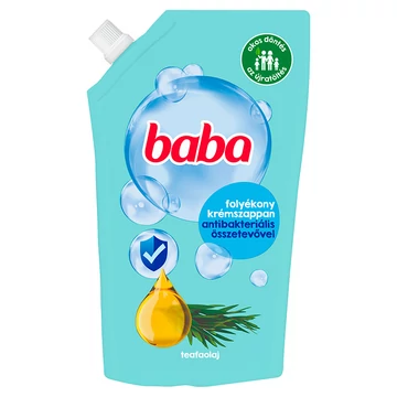 BABA Folyékony szappan utántöltő Teafa 500ml