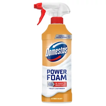 DOMESTOS Power Foam Wc és Fürdő Tiszt. hab Citrus 435ml