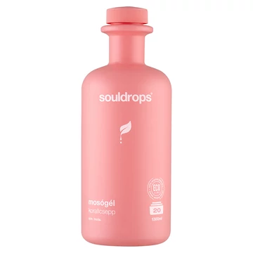 Souldrops Mosógél Koralcsepp 1,3l 20mos.