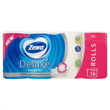 ZEWA DELUXE WC Papír 3rtg. 16tek. Pure White 