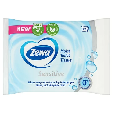 ZEWA Nedves WC Papír 42 db Pure