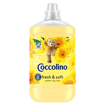 COCCOLINO Öblítő Fresh&amp;Soft Happy Yellow 68 mos. 1,7L