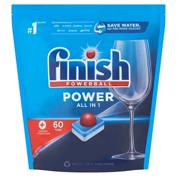 FINISH Mosogatógép tabletta Power All In 60db 