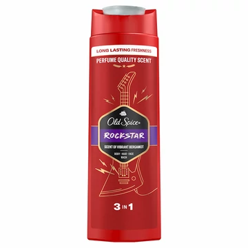 Old Spice Tusfürdő+Sampon 3in1 400ml Rockstar