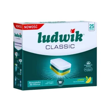 LUDWIK Classic Mosogatógép Tabletta 25 db Citrom