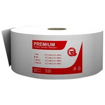 Fortuna Toalettpapír Premium Jumbo 2rtg. 19 cm 12/csom