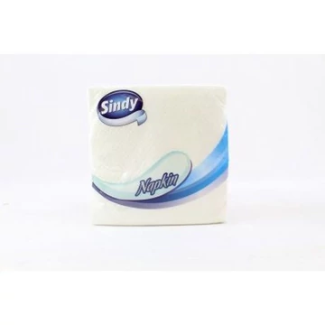 SINDY Szalvéta 45 db 1rtg. fehér 33x33 cm