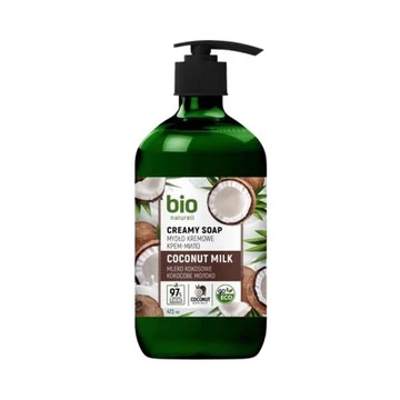 BIO NATURELL Folyékony Krémszappan Pumpás 473ml Kókusz tej 