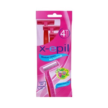 X-EPIL Eldobható Borotva Női 4db/2penge 