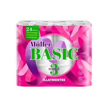 Müller Toalettpapír 3rtg. 24 tekercs 