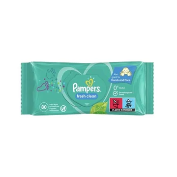 PAMPERS Baba törlőkendő 80 db Fresh Clean 