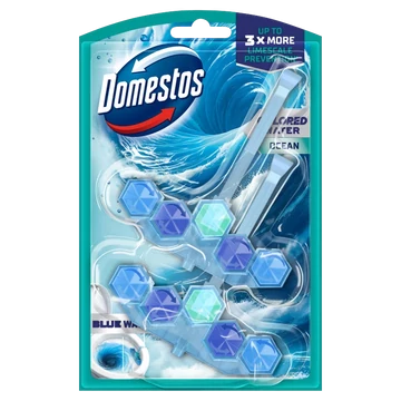 Domestos Power5 Prémium wc frissítő blokk 2x48g Blue Water Óceán