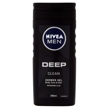 NIVEA Tusfürdő és Sampon For Men Deep Clean 250ml 