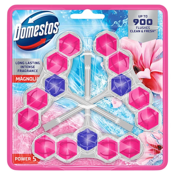 Domestos Power5 Wc frissítő blokk 3x50g Magnolia 