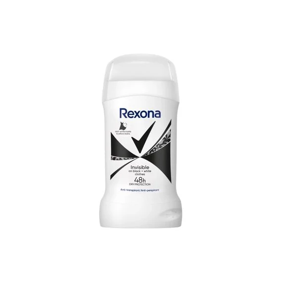 REXONA Stift 50ml Invisible Black+White