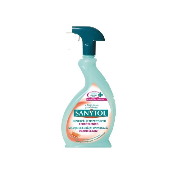 SANYTOL Fertőtlenítő Univerzális Spray 500ml Grapefruit 