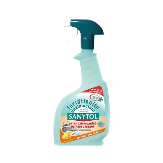 SANYTOL Konyhai Fertőtlenítő Spray 500ml citrom