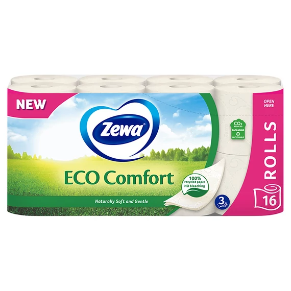 Zewa ECO COMFORT WC Papír 16tek. 3rtg 150lapos 