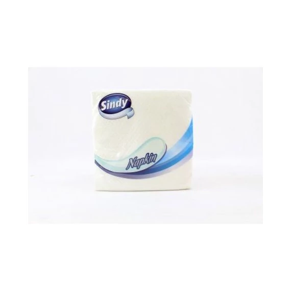 SINDY Szalvéta 45 db 1rtg. fehér 33x33 cm