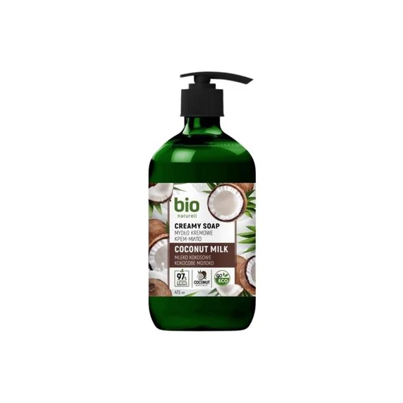 BIO NATURELL Folyékony Krémszappan Pumpás 473ml Kókusz tej 