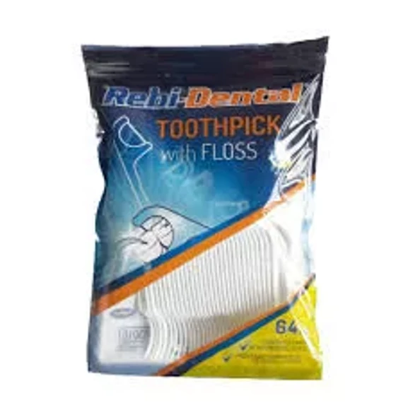 Rebi-Dental Fogpiszkáló fogselyemmel 64 db