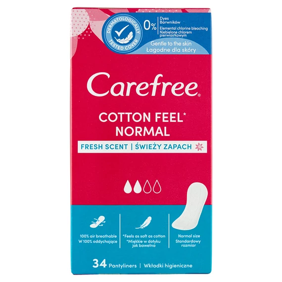 Carefree Tisztasági betét Extra Fresh 34 db 