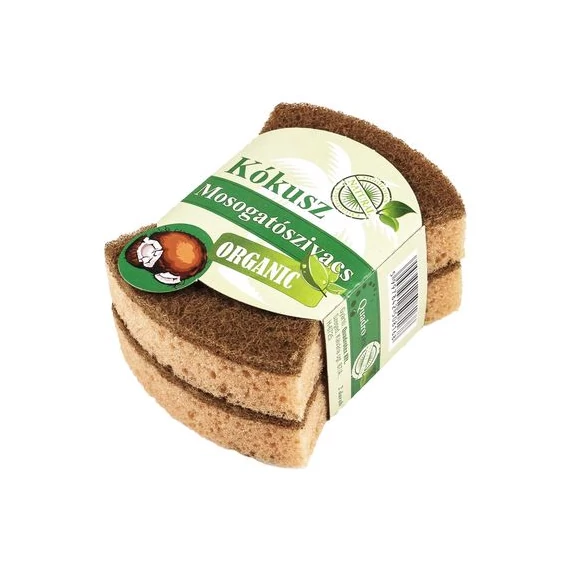 Bio Natural Mosogatószivacs 2 db Kókusz