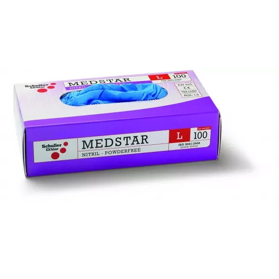 Schuller egyszer használatos latex kesztyű M/8 100db-os