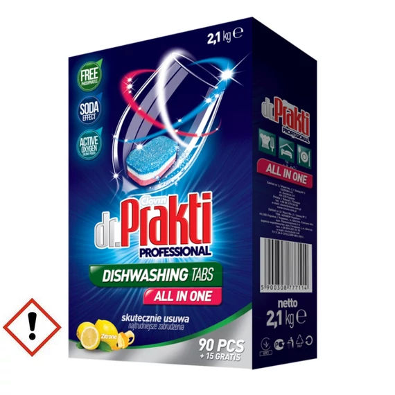 DR.PRAKTI Mosogatógép tabletta 90 db 