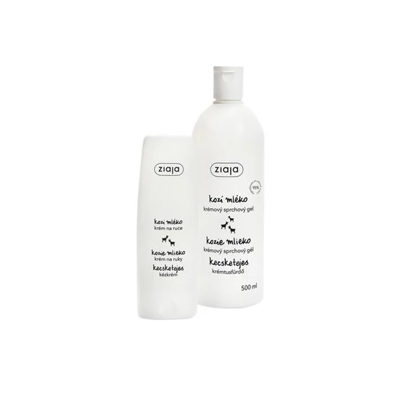Ziaja Kecsketejes szett (Krémtusfürdő 500ml + Kézkrém 80ml)