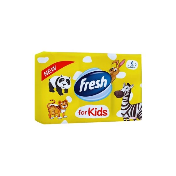 FRESH Papírzsebkendő 6x10db Illatos 