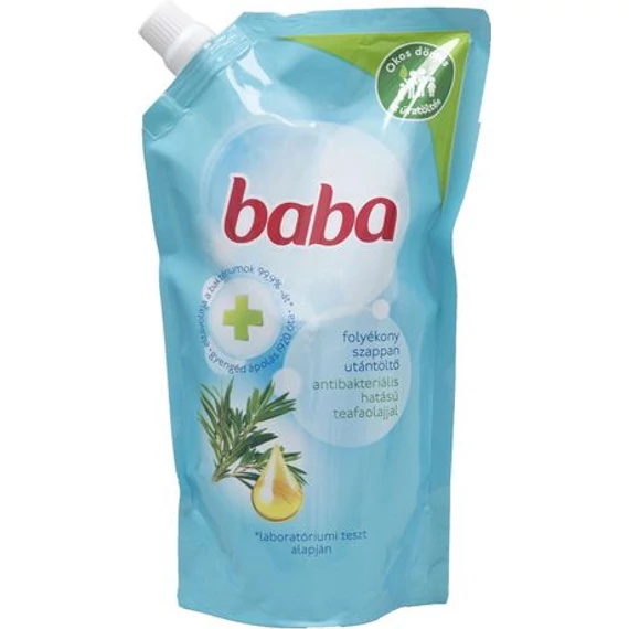 BABA Folyékony szappan utántöltő Teafa 500ml