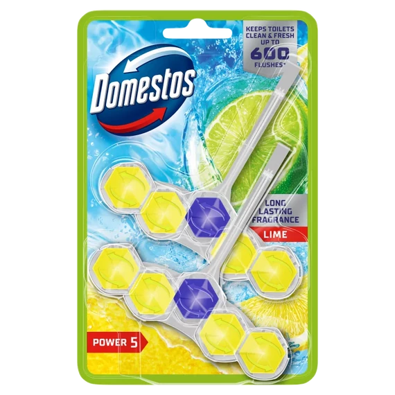 Domestos Power5 Wc frissítő blokk 2x50g Lime