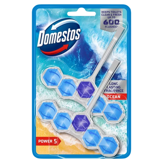 Domestos Power5 Wc frissítő blokk 2x50g Óceán