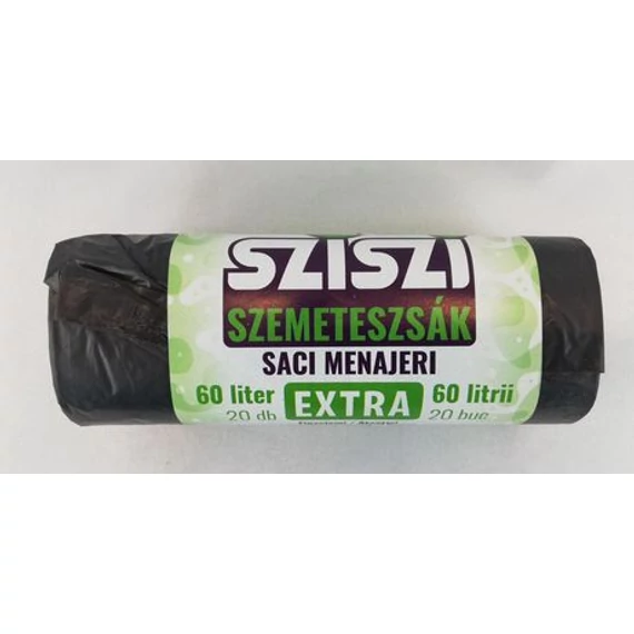 SZISZI Szemeteszsák 60L 20db/roll