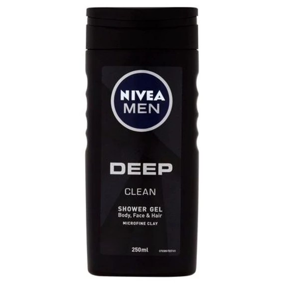 NIVEA Tusfürdő és Sampon For Men Deep Clean 250ml 