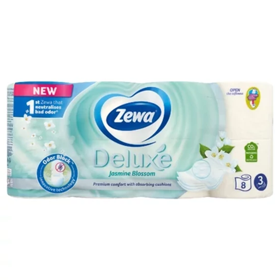 ZEWA Toalettpapír Deluxe Jasmin 8tek. 3rtg.