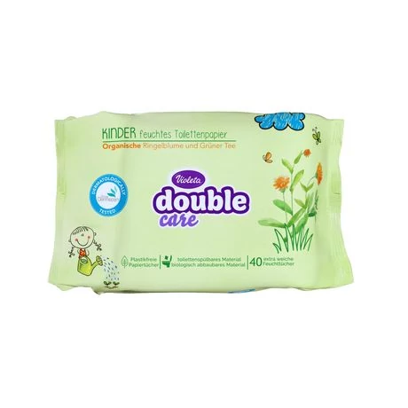 VIOLETA Nedves Toalett Papír 40db Gyerekeknek 