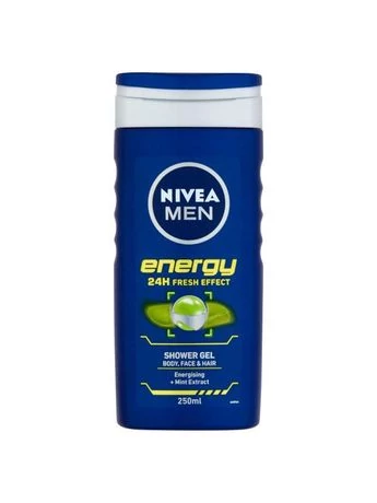 NIVEA Tusfürdő és Sampon For Men Energy 250ml 