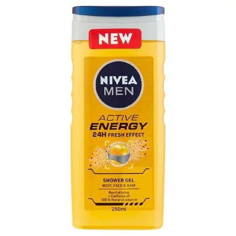 NIVEA Tusfürdő For Men Active Energy 250ml 