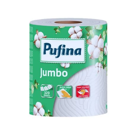 Pufina Kéztörlő 1 tek 2rtg. 320lap Jumbo 