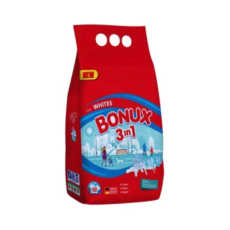 BONUX Mosópor 3in1 Colors Pure Magnolia 3,51 kg (54 mosás)
