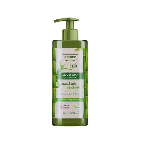 DEEP Fresh Folyékony Szappan 500ml Pumpás Eco Natural Bambo VEGAN 