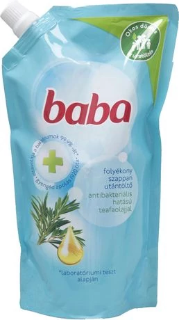 BABA Folyékony szappan utántöltő Teafa 500ml