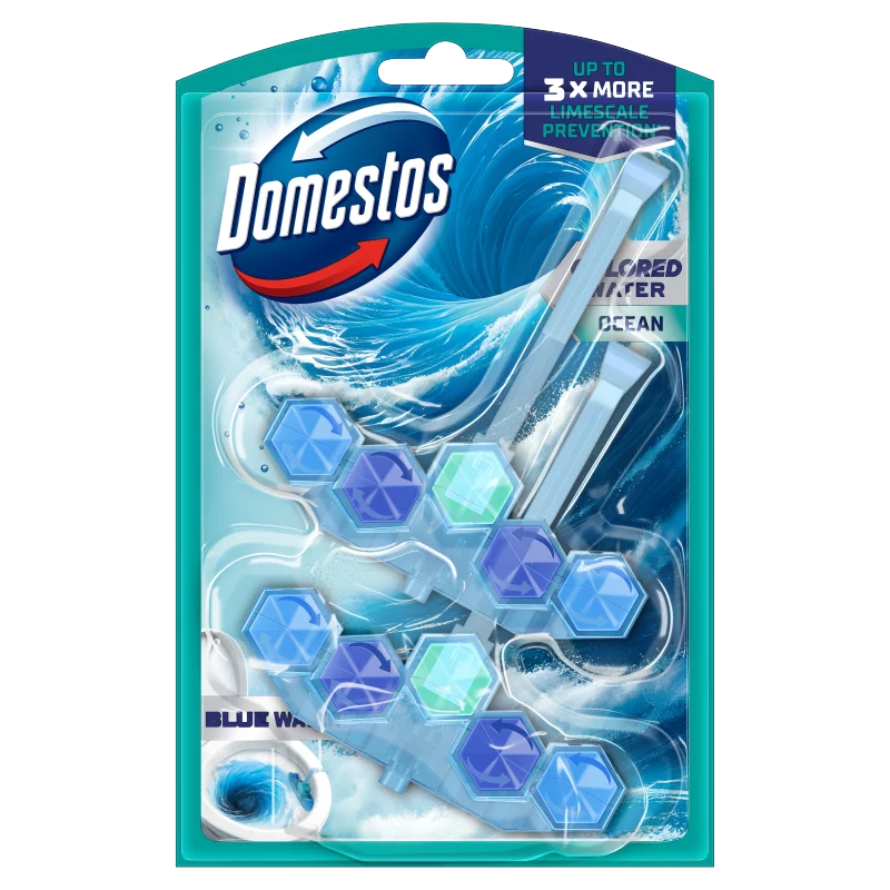 Domestos Power5 Prémium wc frissítő blokk 2x48g Blue Water Óceán