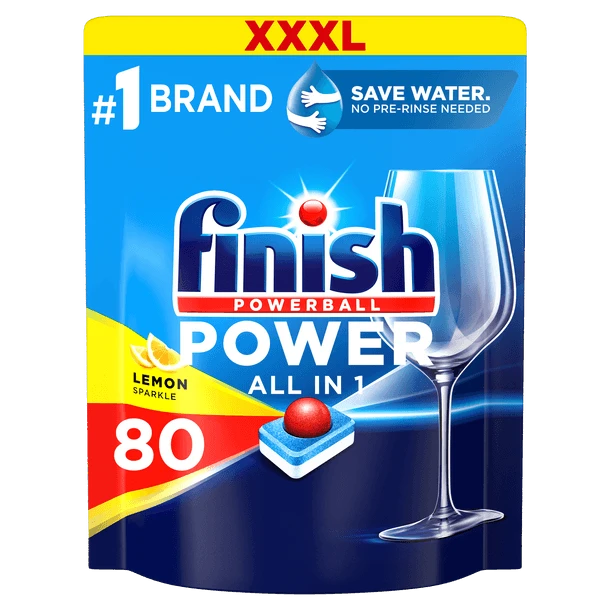 FINISH Powerball All in 1 Max Mosogatótabletta 80 db Lemon 