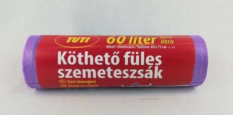 TUTI Köthető Füles Szemeteszsák 60L 16db/roll